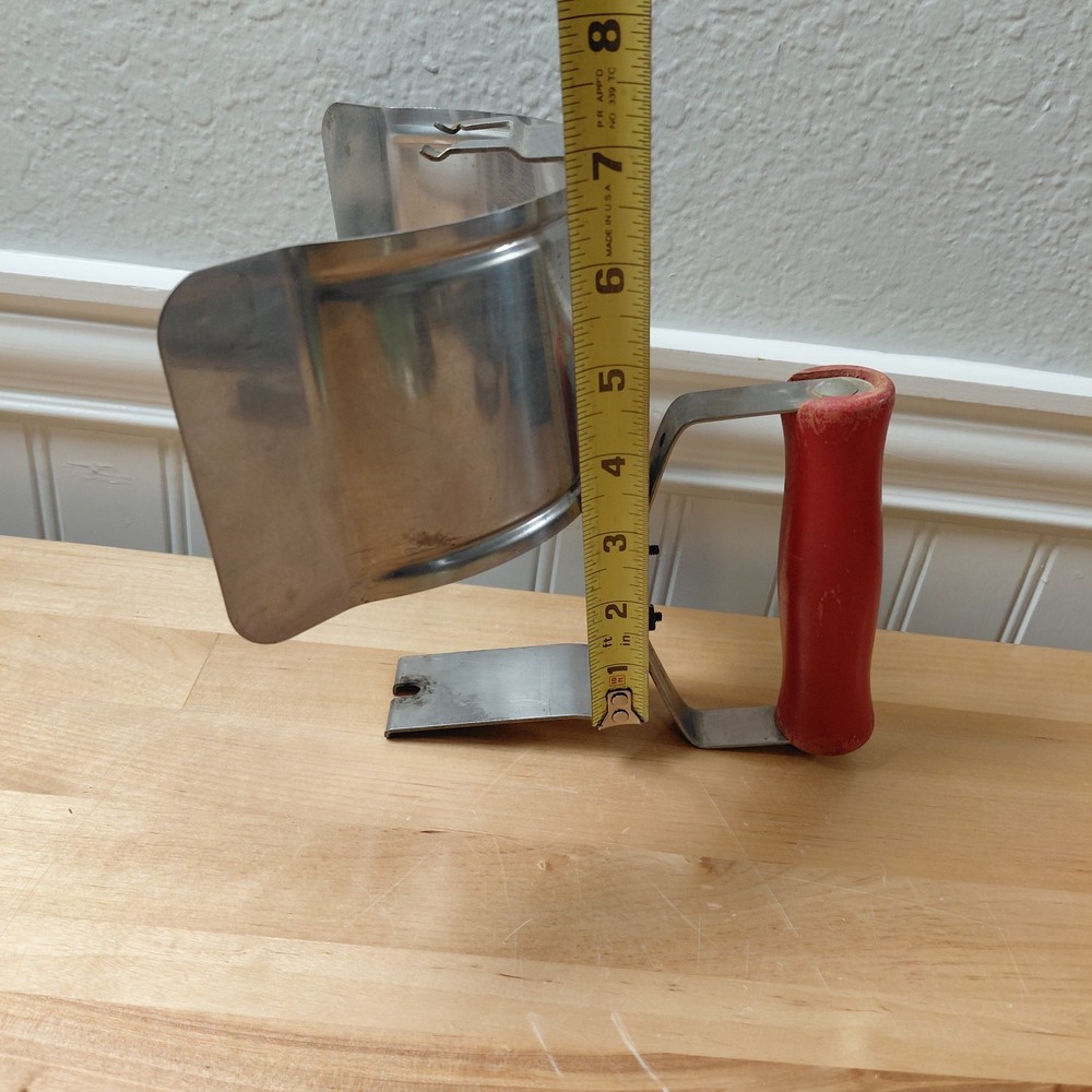 Vintage Coleman Lantern 200 Red Handle Reflector - USED