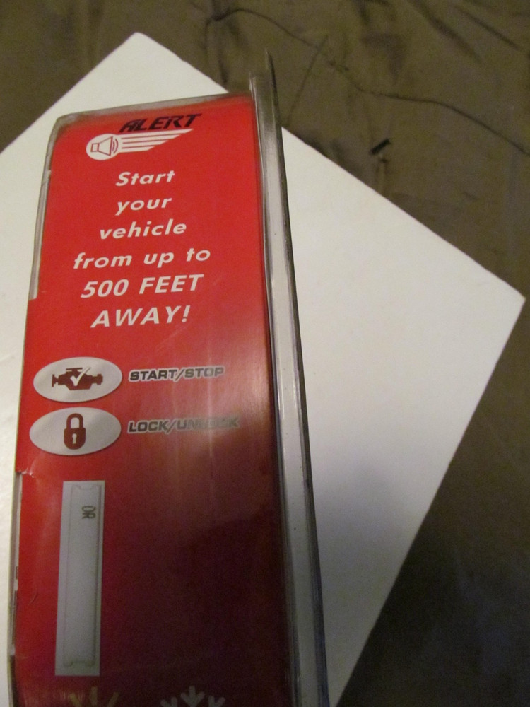 Alert Remote Vehicle Start System w/ Keyless Entry Model RS350 As-Is