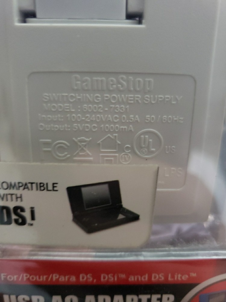 GameStop DS USB AC Adapter