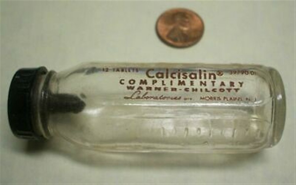 EVENFLO - CALCISALIN Complimentary Pill Bottle - Warner-Chilcott
