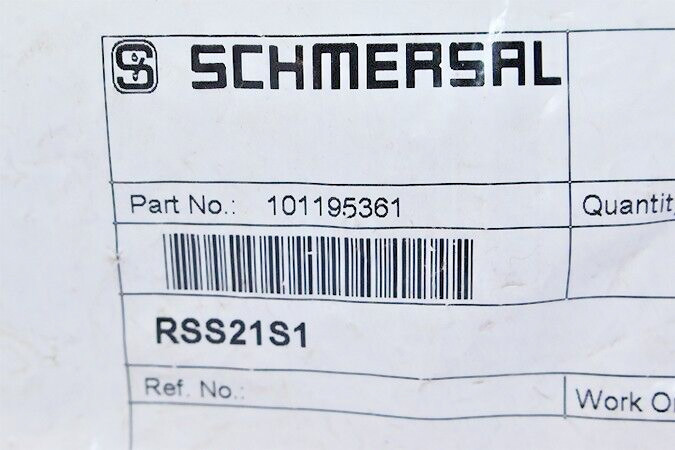 SCHMERSAL RSS21S1 Key-Selector switch 101195361