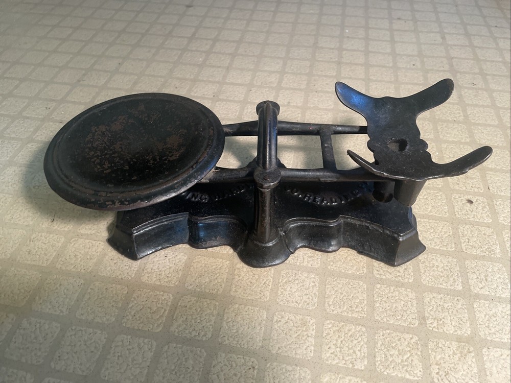Antique Candy Store Balance Scale Reading Hardware