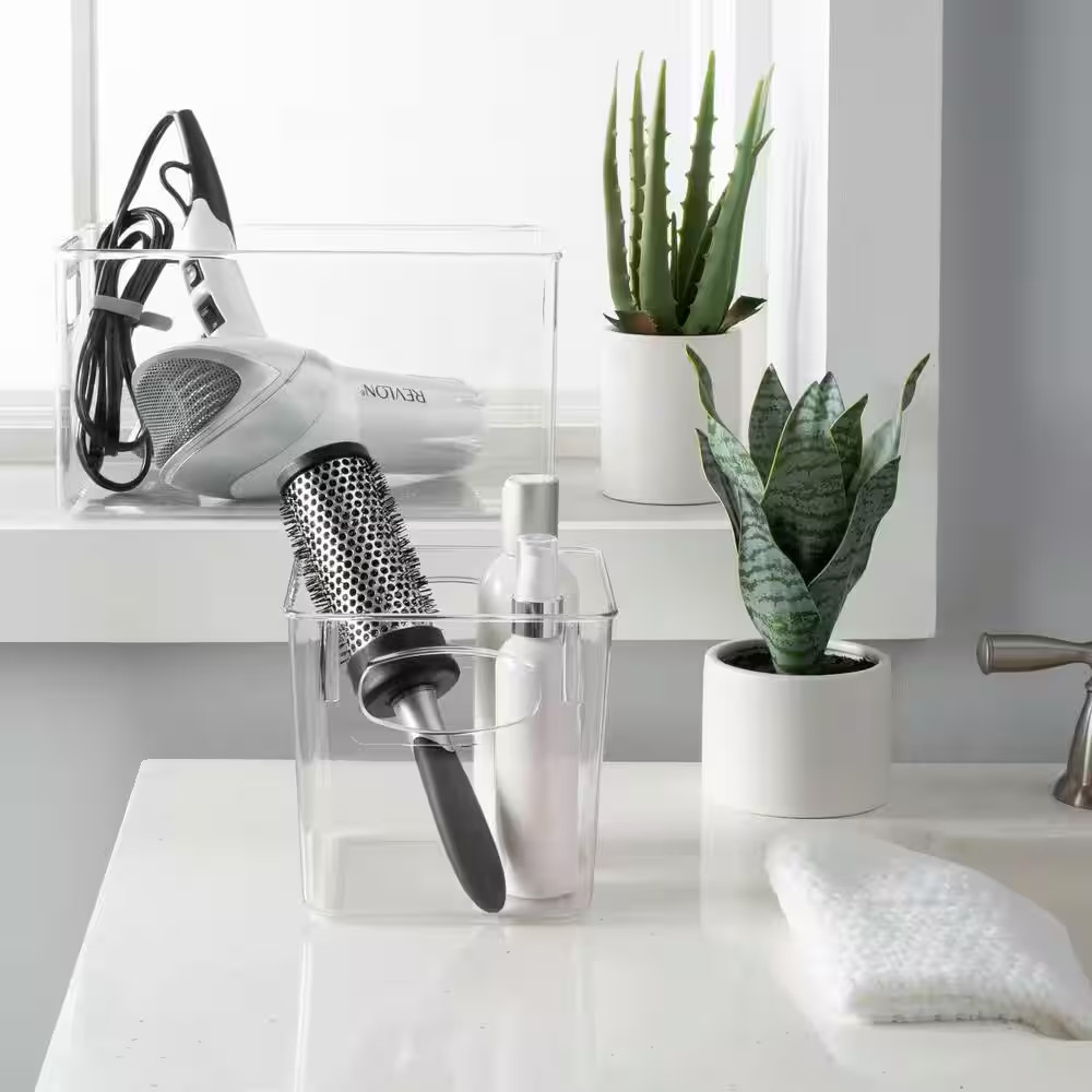 Large Vertical Stripe Organizer in Clear