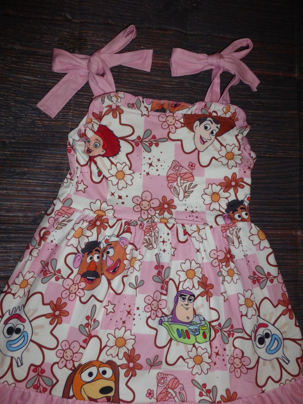 NEW Boutique Toy Story Girls Sleeveless Ruffle Dress