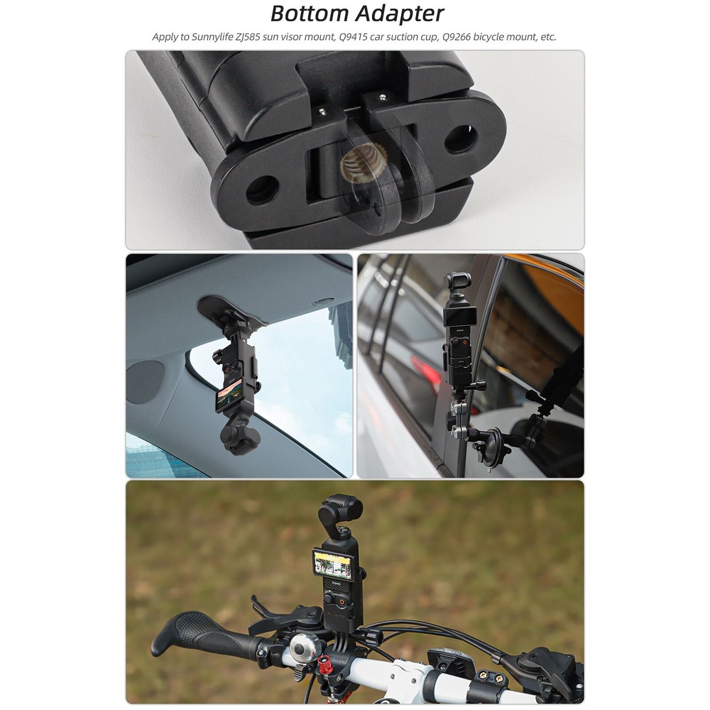 Foldable Dual Hook Adapter Accessories for Osmo Pocket 3