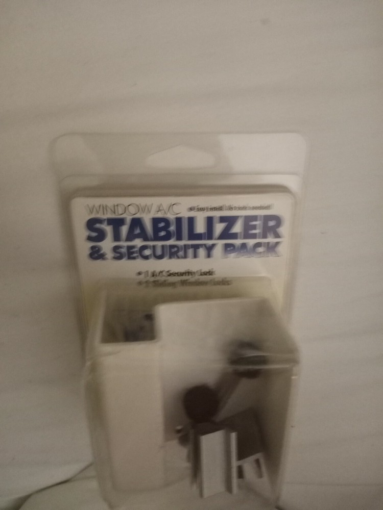 Window A/C Safe Security and Stability Pack, White, AC-702