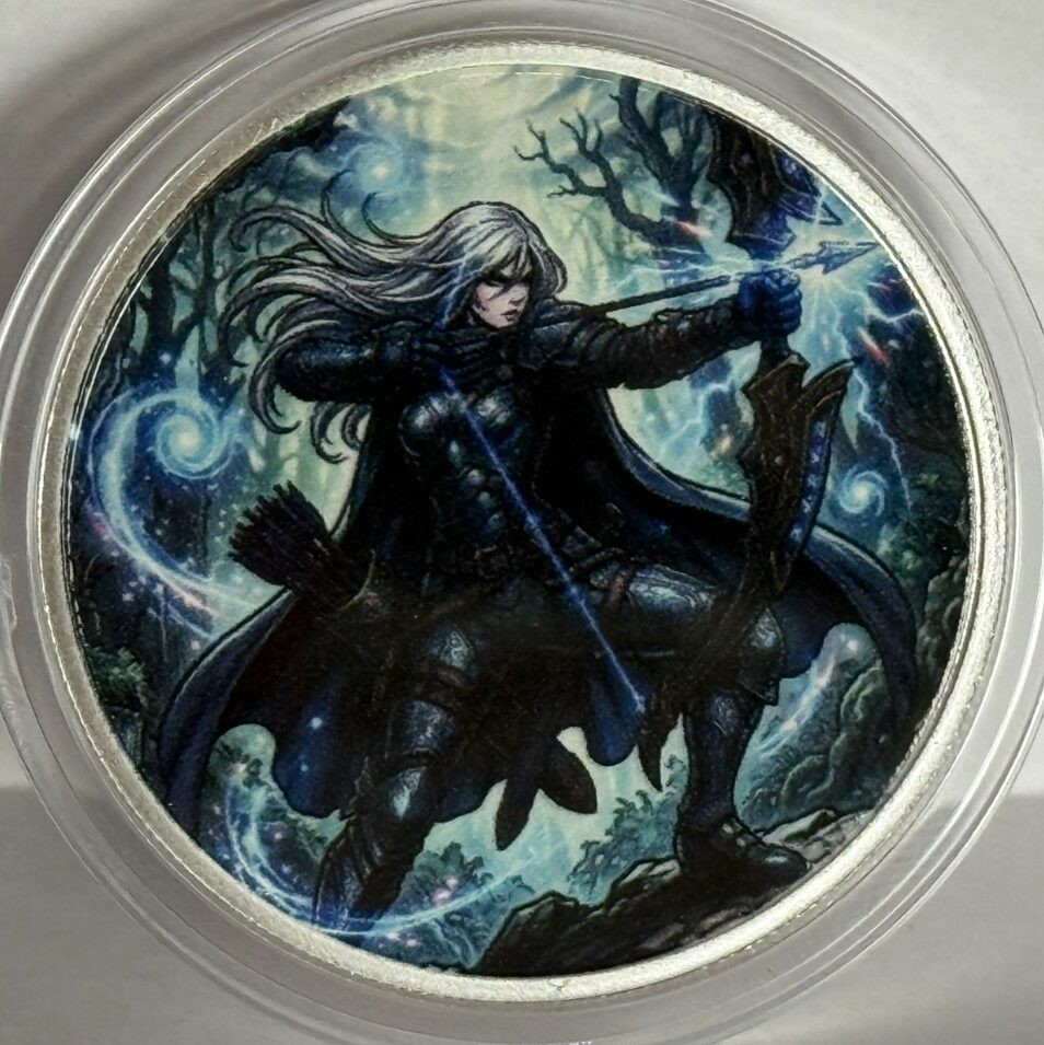 Hayleybug 1/2 oz Shadowleaf Striker silver round w/ COA POP 15