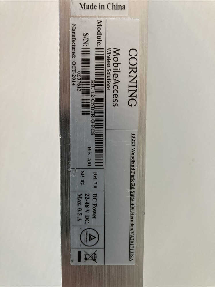 Corning MobileAccess RIU-12-CNDTR-G-PCS , RF Conditioner Module