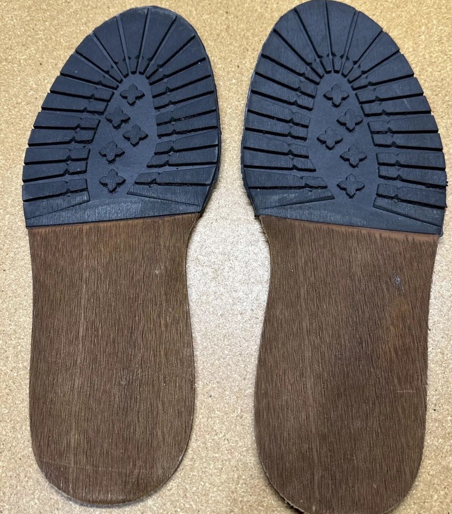 Leather sole With  Half Rubber