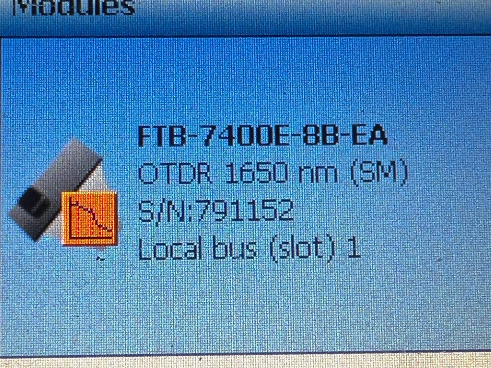 Exfo FTB-7400E-8B-EA 1650nm OTDR Module