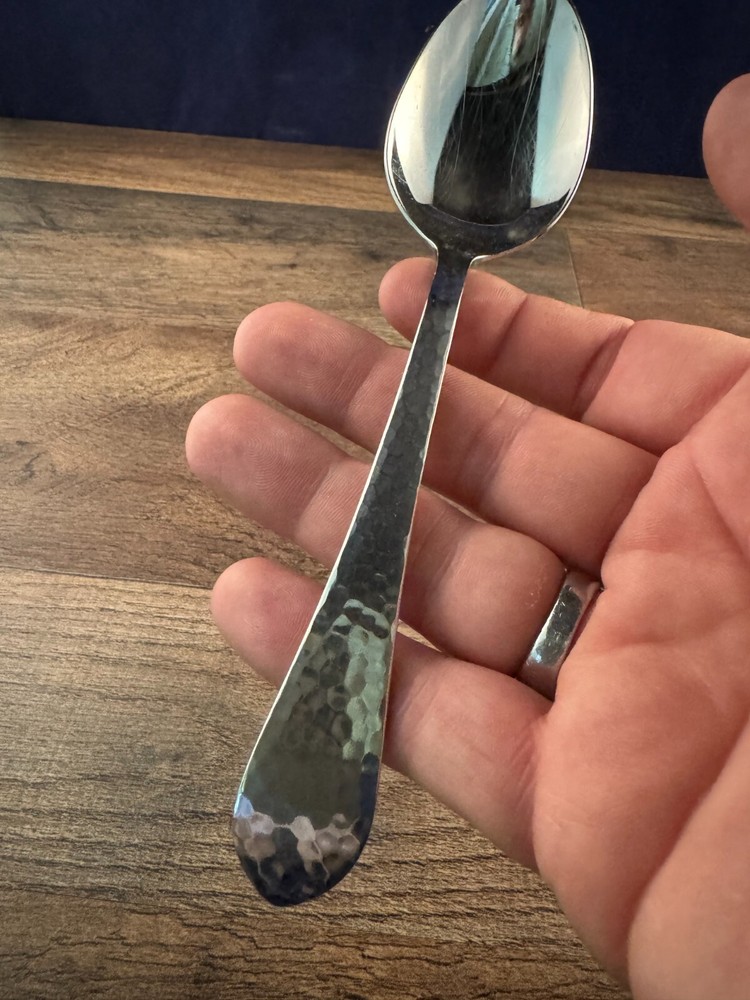 Reed & Barton Stainless Hammered Antique Glossy Pattern Spoon