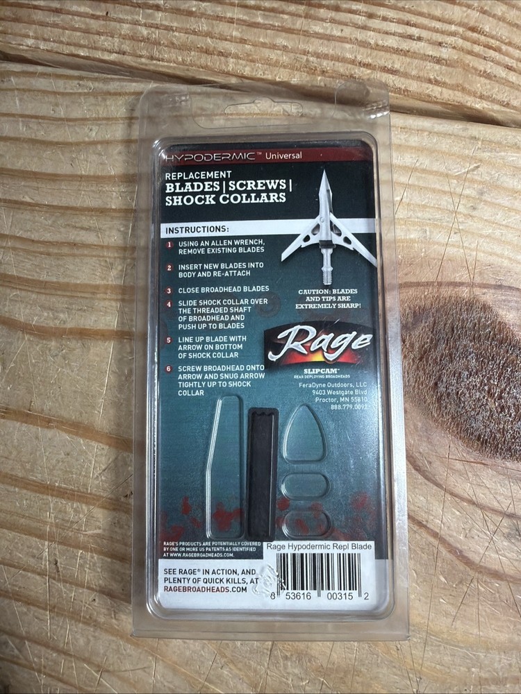 Rage Hypodermic Universal Standard And Deep Six B