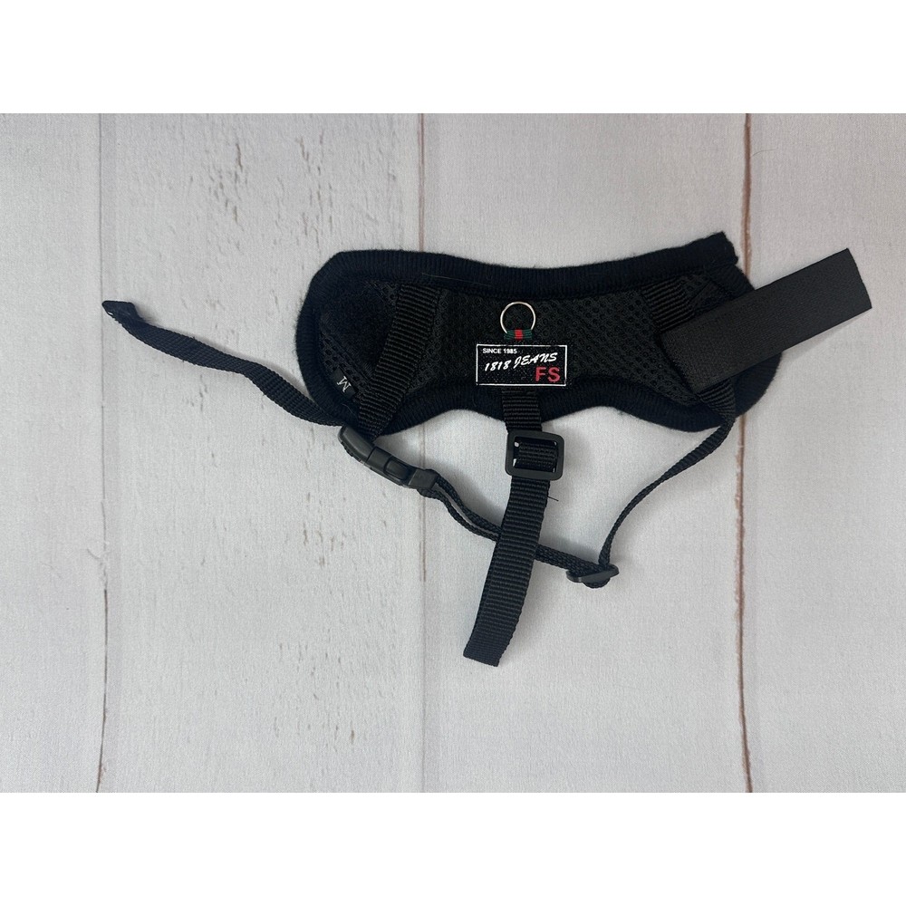 Adjustable Dog Muzzle Breathable Soft Humane Secure Fit Black NEW