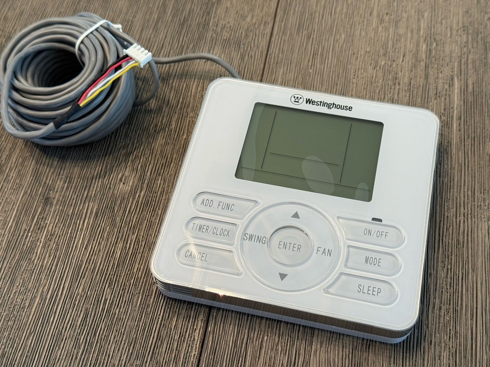 Westinghouse WWRCU Wired Remote Controller for 23 SEER Mini-Split HVAC System
