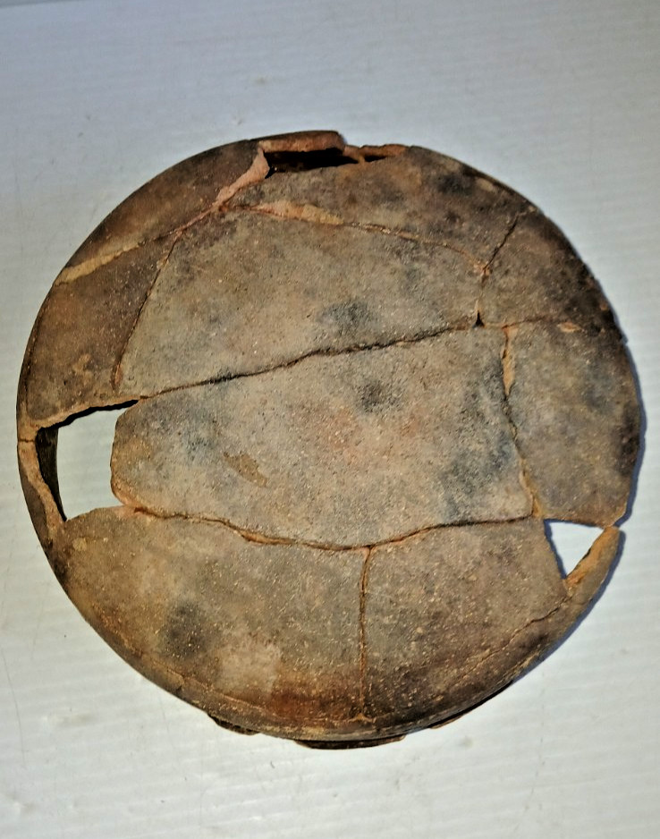 Pre-Columbian Native American Indian Mississippian Partial Pottery Bowl Artifact