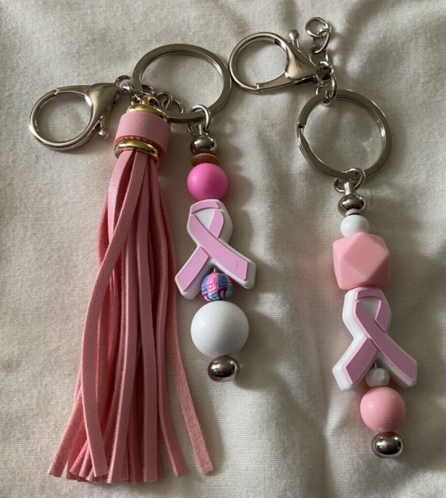 New Handmade Personalized Beaded Keychain/Decorative Bag Charm Multicolor/Theme