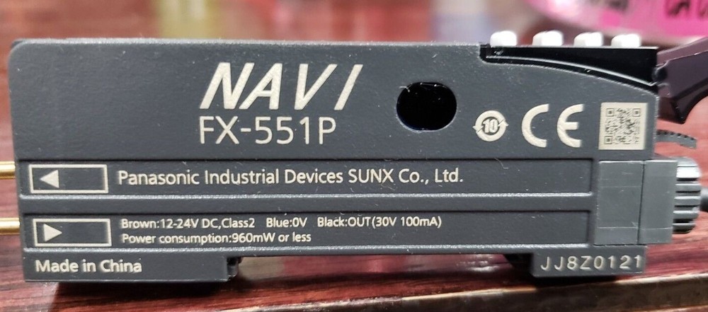 PNP FX-551P Panasonic Digital Fiber Optic Sensor 12V～24V DC w/ Trigger Bracket