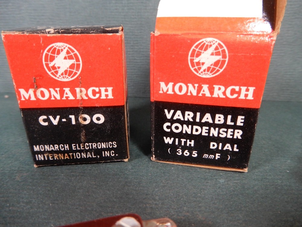 Monarch CV-100 Variable Tuning Transistor Radio Dial 365mmF Qty 2 NOS