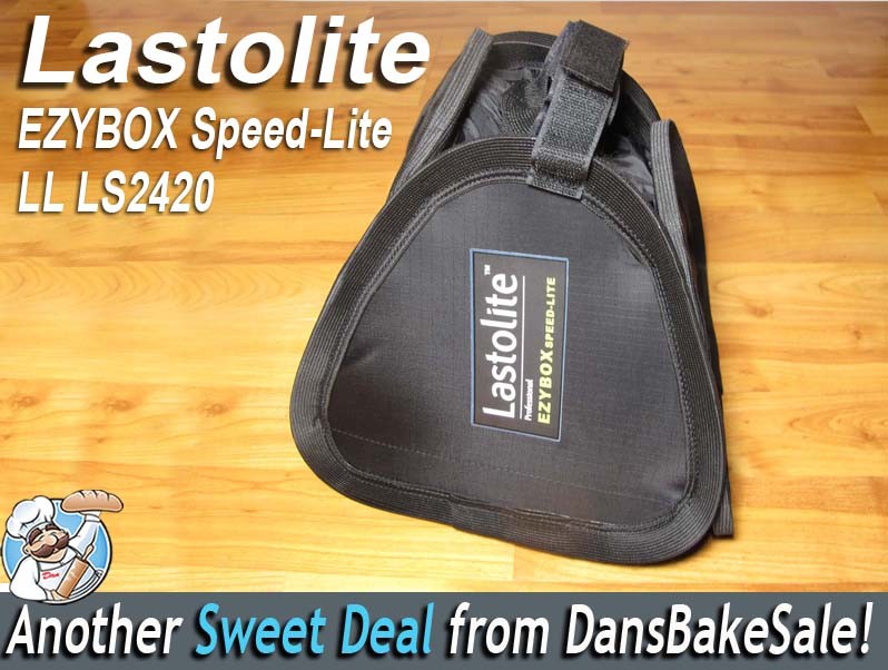 Lastolite Speed-Lite LL LS2420 Ezybox Square 8.75-Inch Softbox in Original Case