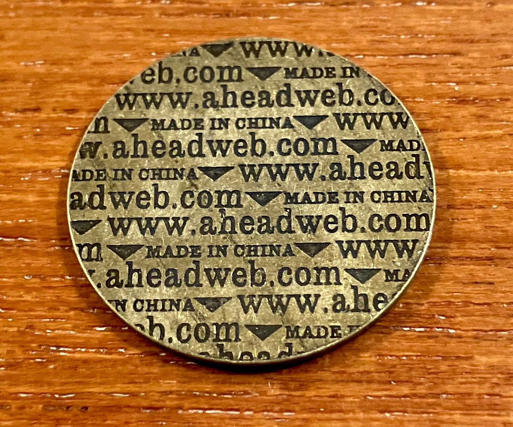 Avalon Metal Logo Golf Ball Marker