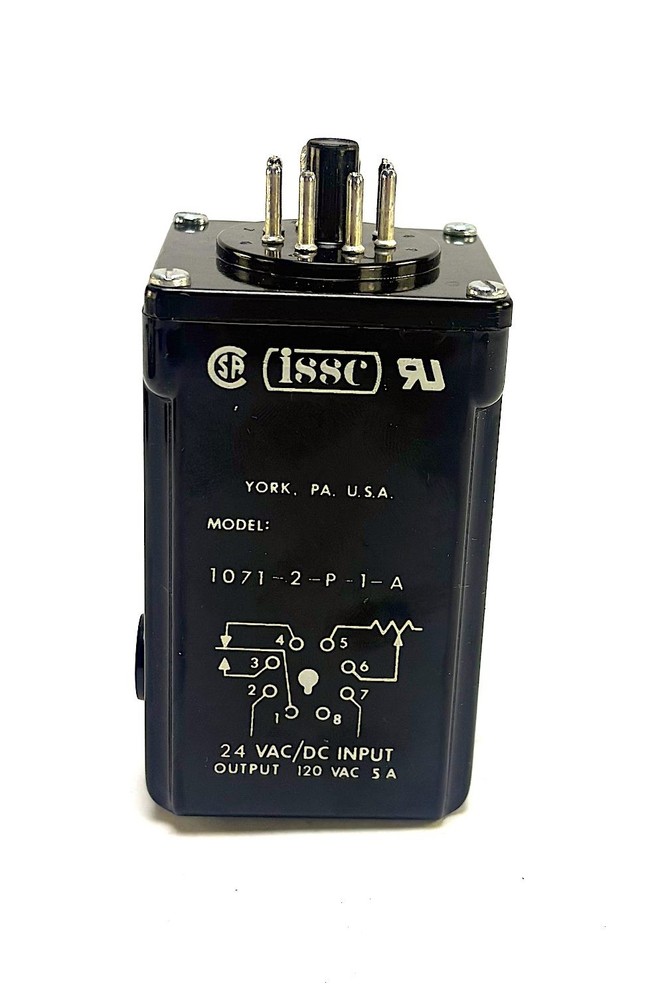 ISSC 1071-2-P-1-A Solid State on Delay Timer 8 Pin (New)