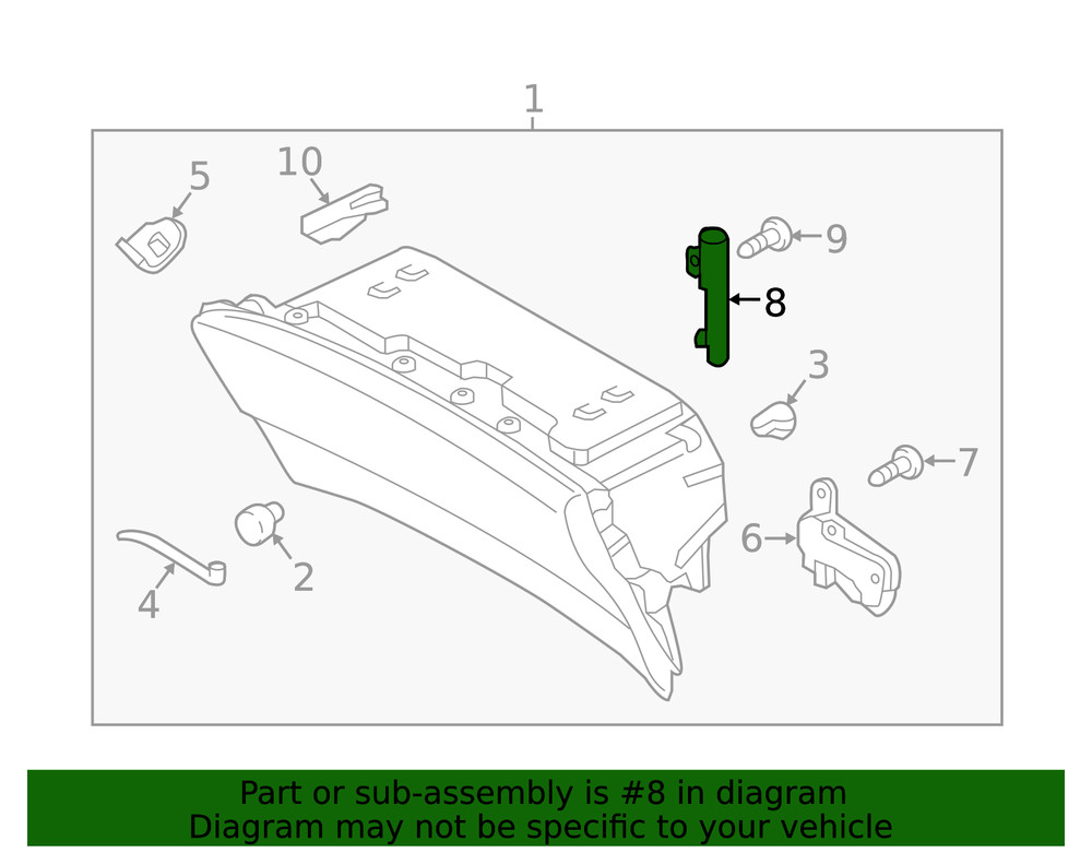 Genuine Ford Stop FA1Z5806200A