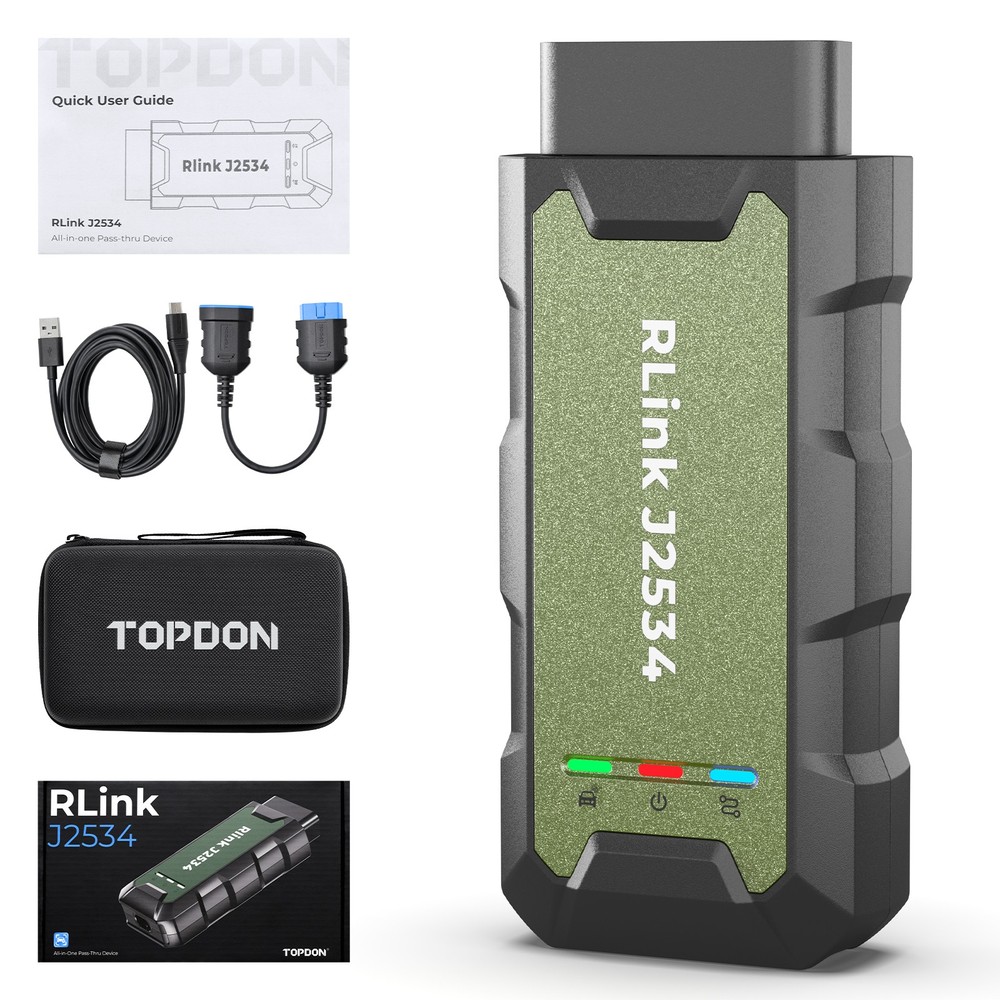 2026 TOPDON RLink J2534 Pass-Thru Programmer OEM Reprogramming Diagnostics Tool