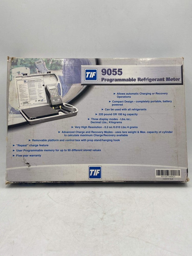 New TIF 9055 Programable Refrigerator Meter TIF9055