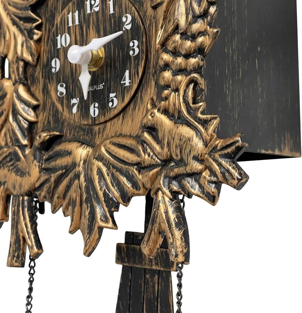 Vintage Bird Flapping Cuckoo Clock=
