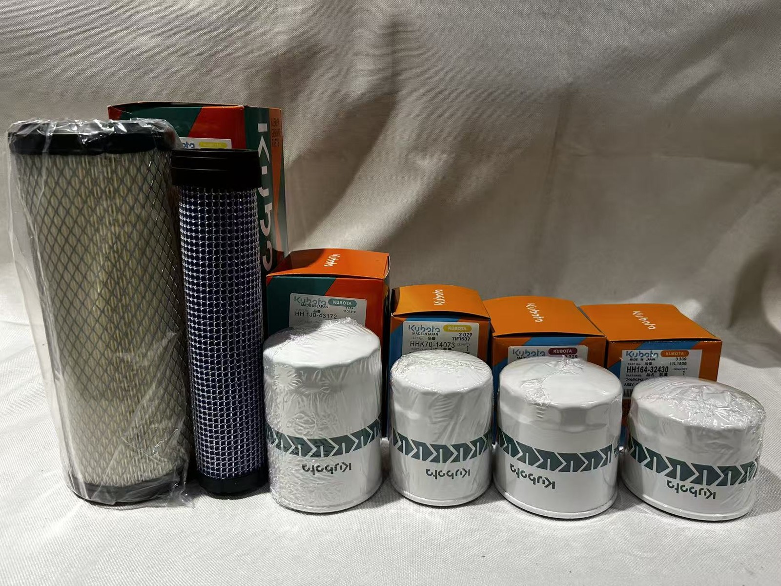New and complete filter service kit for KUBOTA L3301 HST & L3901 HST