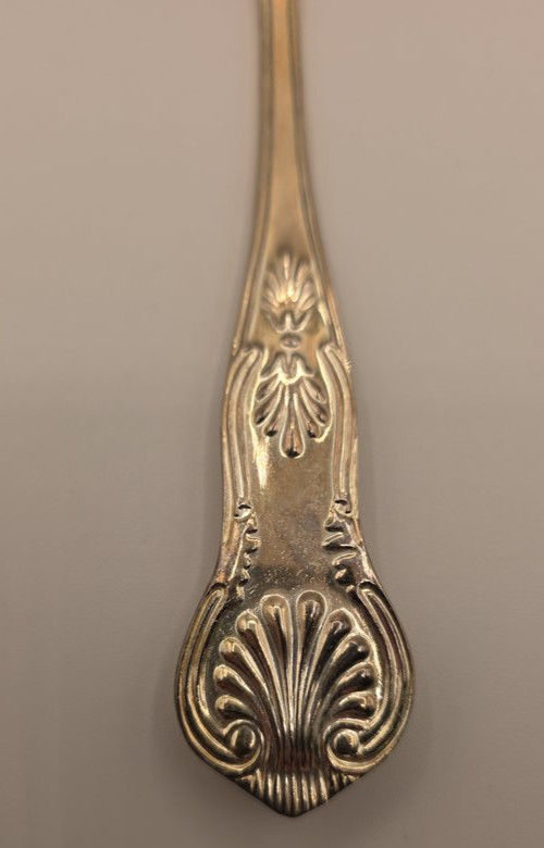 Silver-Plated Pie Server with Ornate Handle