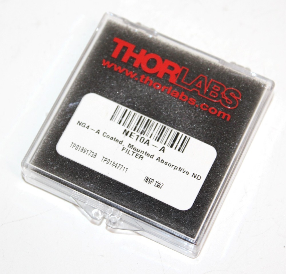 Thorlabs NE10A-A Ø25 mm Absorptive Neutral Density Filter, SM1-threaded mount, a