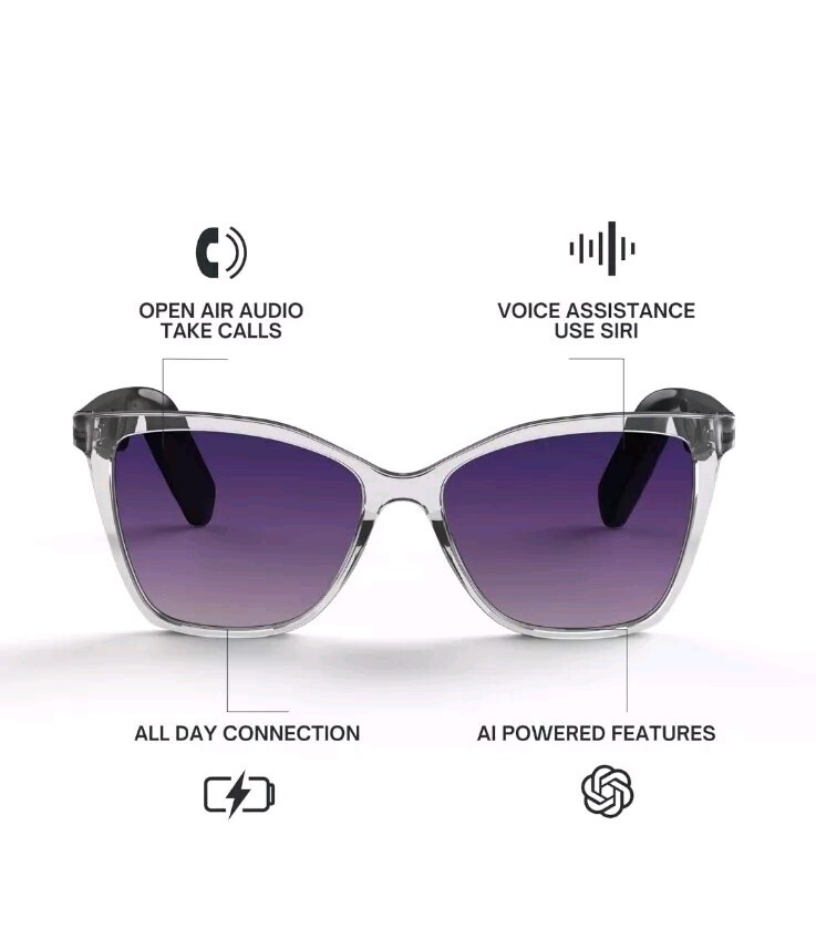 Lucyd Lyte (2024 Version) Smart Glasses for Women