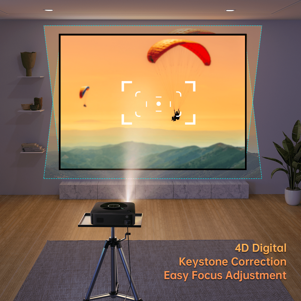 Vankyo E30WT 170" Class Full HD 1080p LED Projector with 100" Projector Screen™