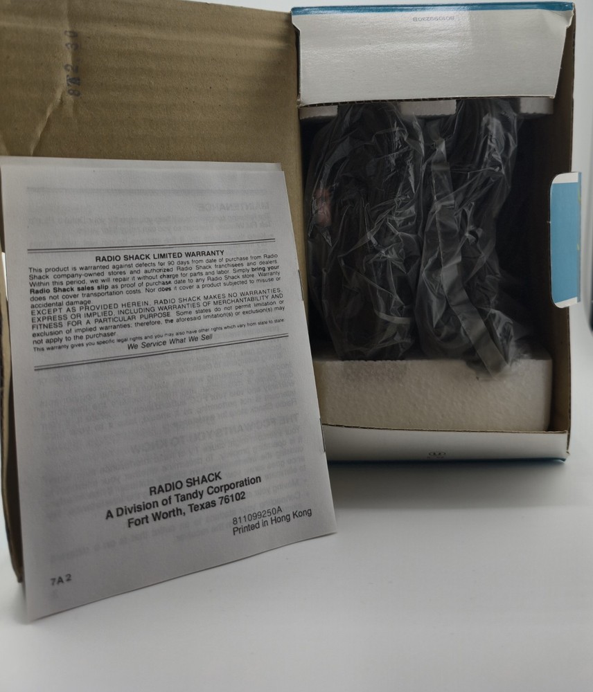 Realistic Two Station Plug and Talk Wireless FM Intercom #43-224