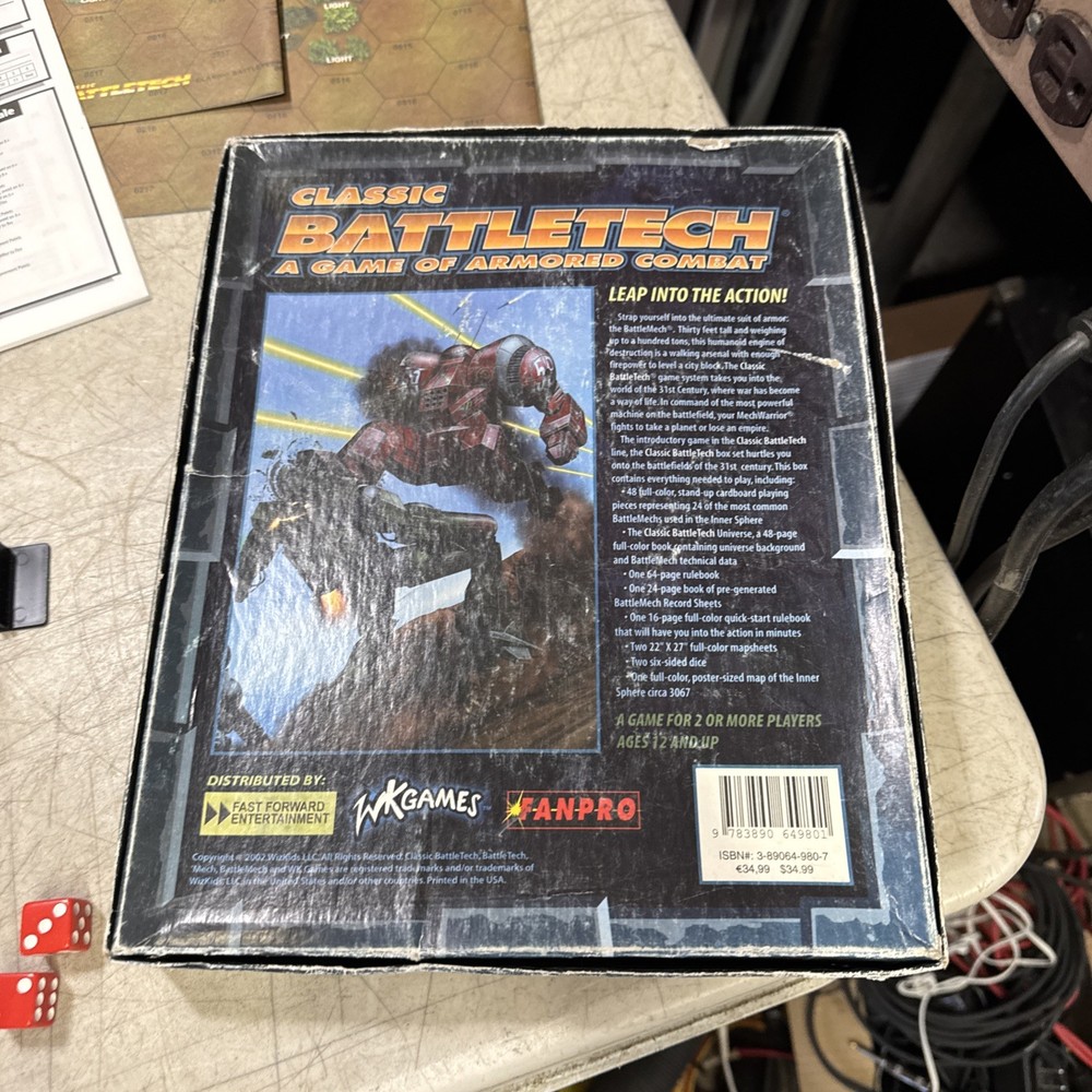 Fanpro Battletech Classic Battletech Core Rules Set 10980