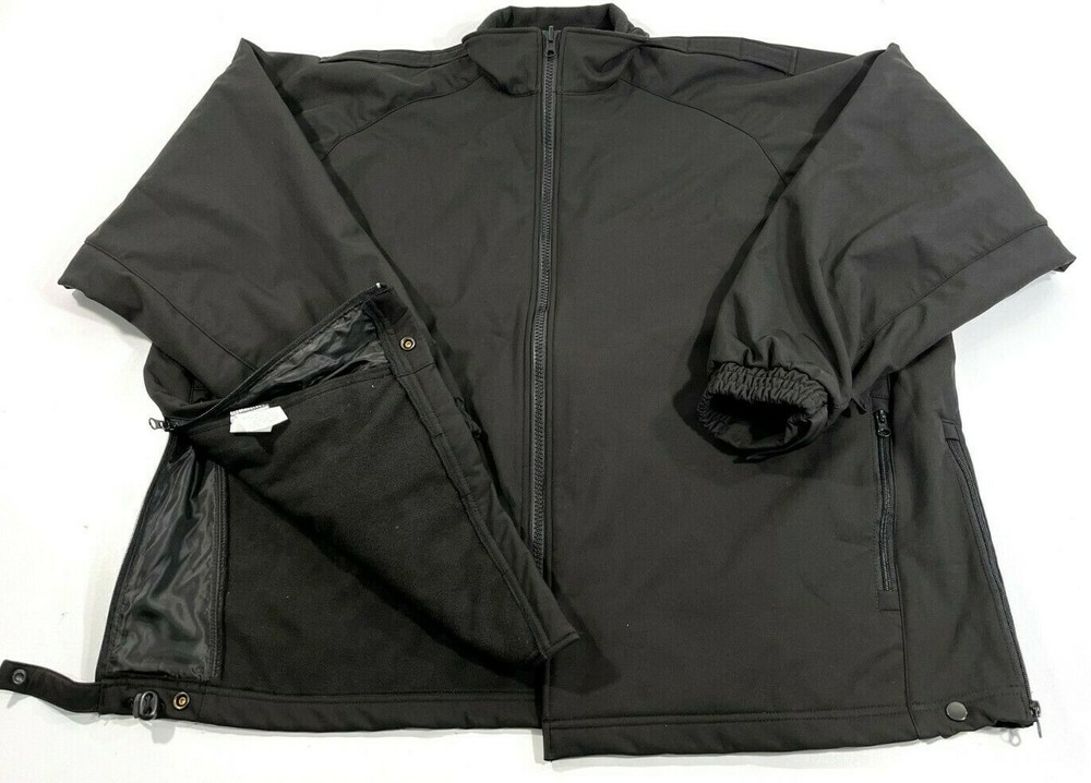 NWT LARGE TALL GERBER OUTERWEAR 51S3 WARRIOR SOFTSHELL LINER JACKET BLACK LARGE