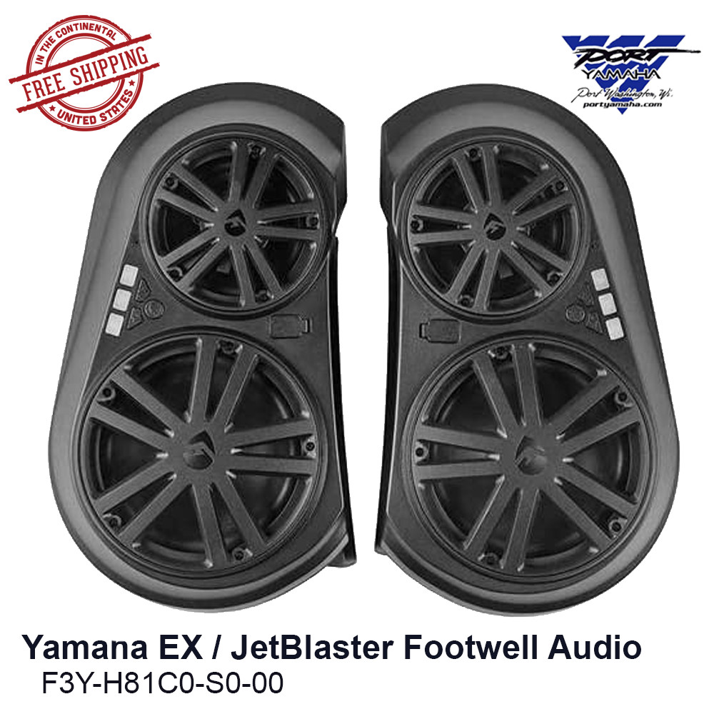 Yamaha EX / JetBlaster WaveRunner Footwell Audio Bluetooth Speakers F3Y-H81C0-S0