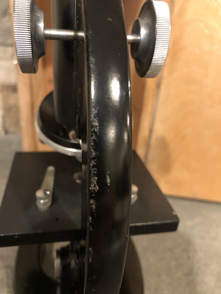 Vintage Precision Optical Microscope With Storage Case 15X-?