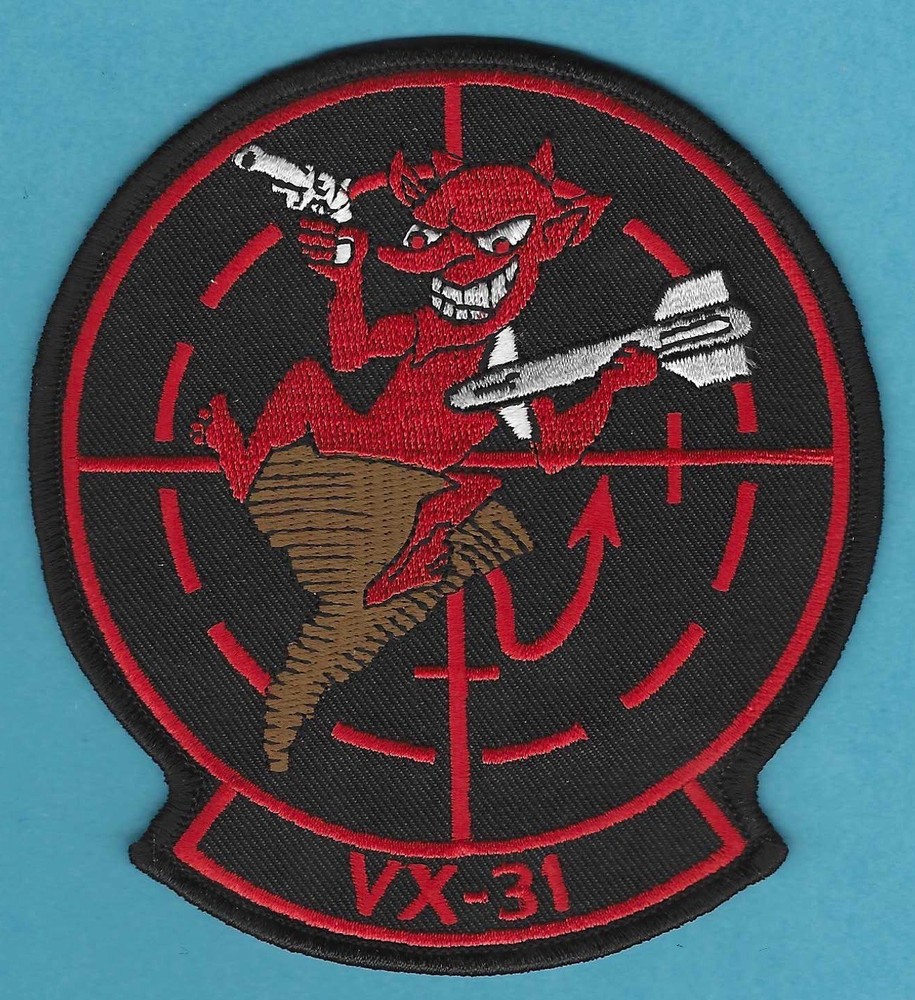 U.S. NAVY VX-31 DUST DEVILS TEST & EVALUATION SQUADRON PATCH