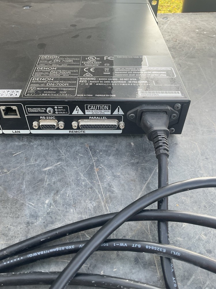 Denon DN700R Network SD/USB Recorder-Used Tested Working