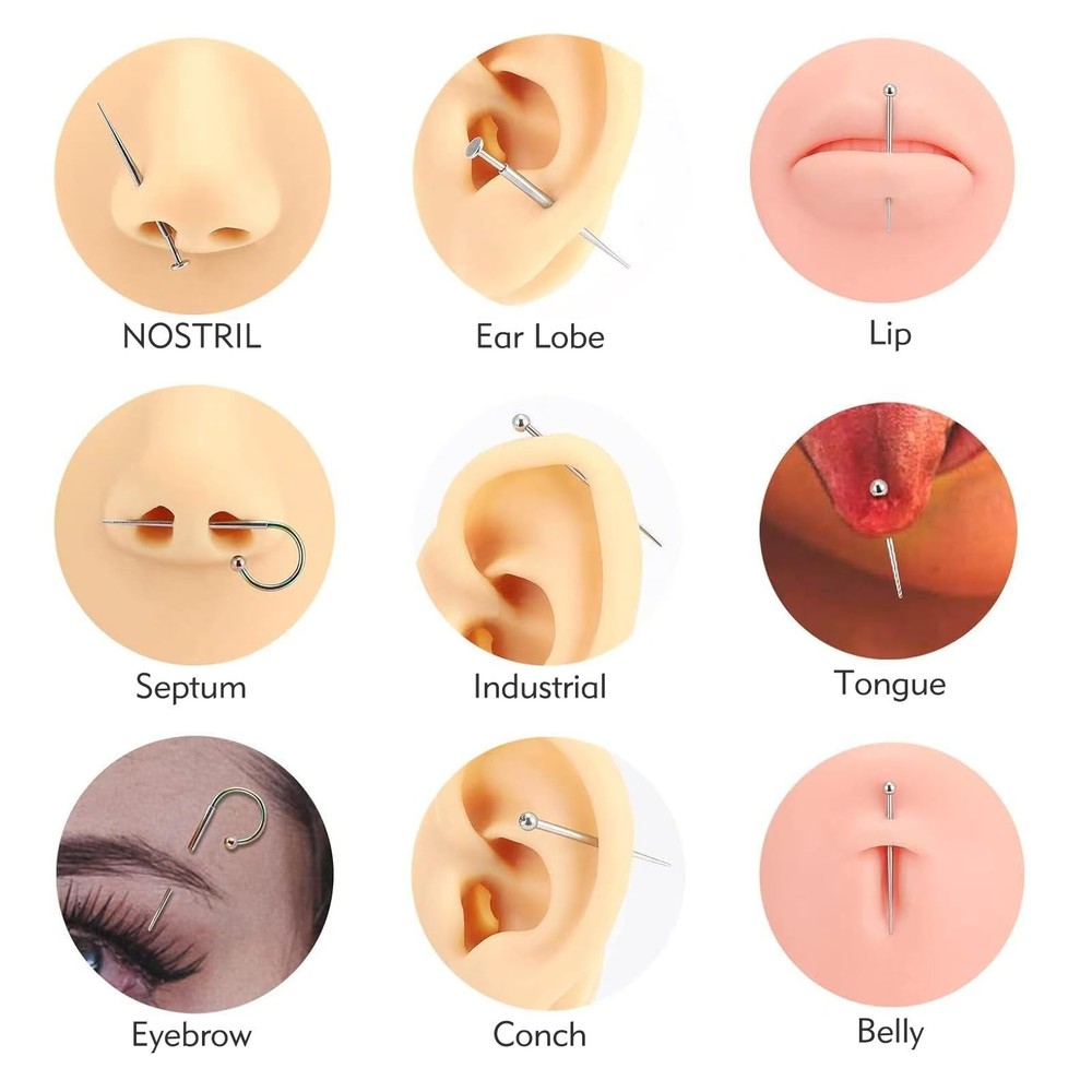 Piercing Taper Mixed 4Pcs Piercing Changing Tools Piercing Taper Insertion To...