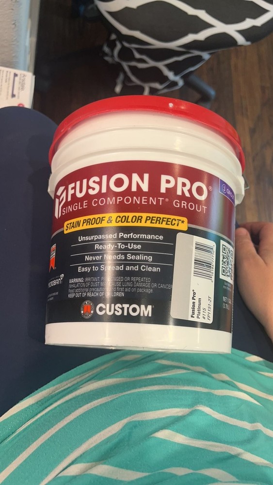 Fusion Pro Single Component Grout - Platinum #115 - 1 Gallon