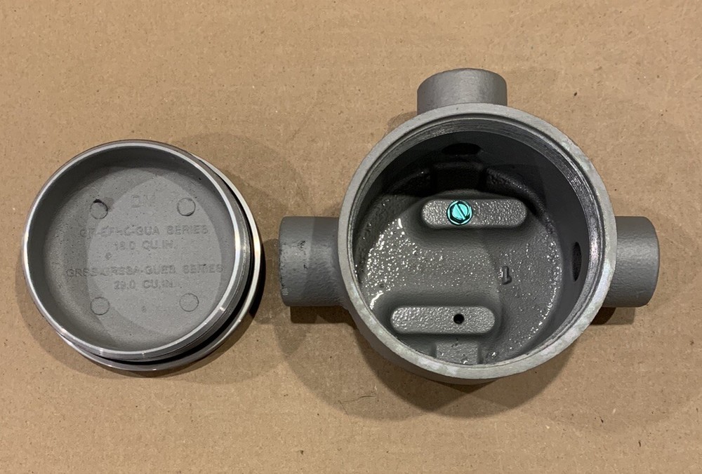 Appleton Gedney 1/2" Explosion Proof GUA GR-EFHC Type T Outlet Box
