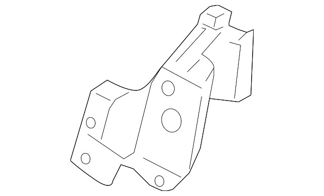 Genuine Nissan Quarter Panel Extension 76708-JF00A
