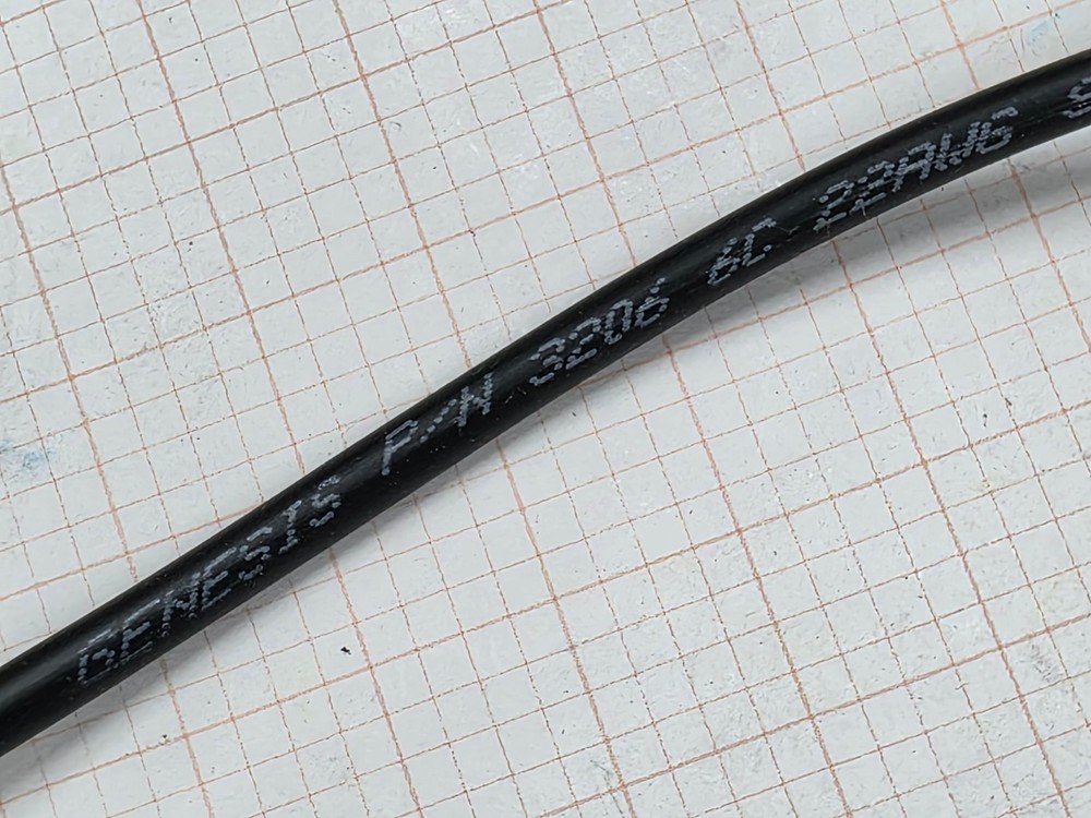 Southwire Genesis 3206 22/6C Shielded Plenum Control Cable CMP Black /50ft