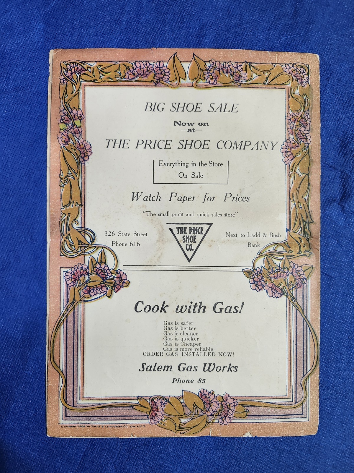 Original 1913 Theatre Program Booklet Salem Oregon GRAND OPERA HOUSE