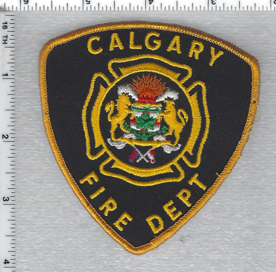 Calgary Fire Department  (Alberta, Canada)  Shoulder Patch - current version