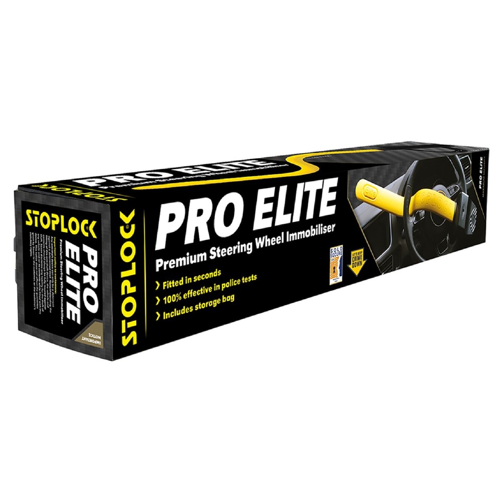 Stoplock ELITE Steering Wheel Lock Recommended for Citreon Dispatch 2016 Onwards