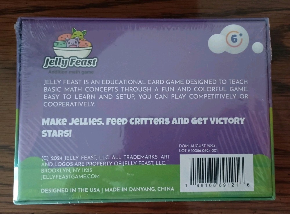 Jelly Feast Addition Up To 50 MATH Interactive Game Cards